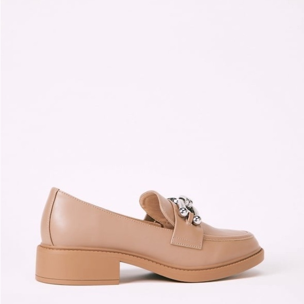 SHOEDAZZLE Women’s Camille Slip-On Loafer Tan Loafers Lug Sole Shoes Size 11 New - Picture 6 of 10